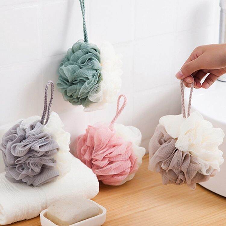 Bông tắm tròn cao cấp tạo bọt siêu mềm