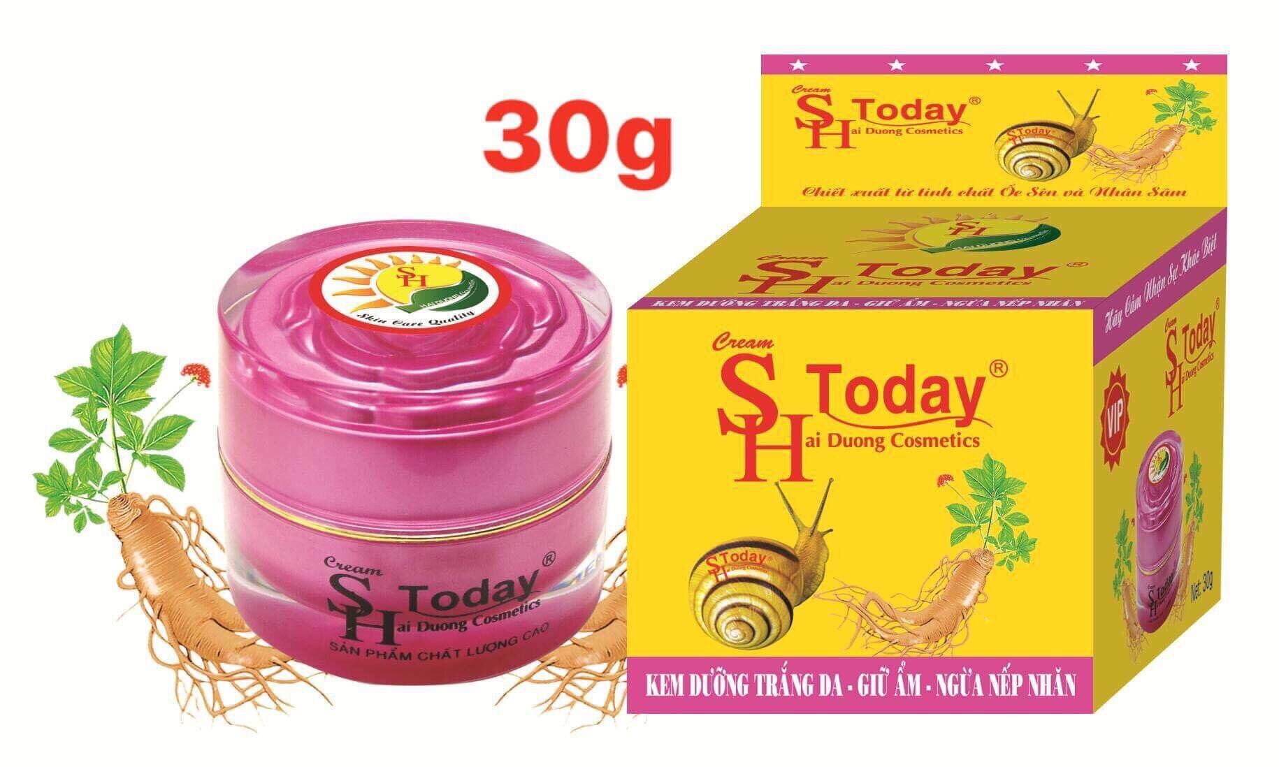 Sh Today Kem Dưỡng Trắng Da - Giữ Ẩm - Ngừa Nếp Nhăn 30Gr