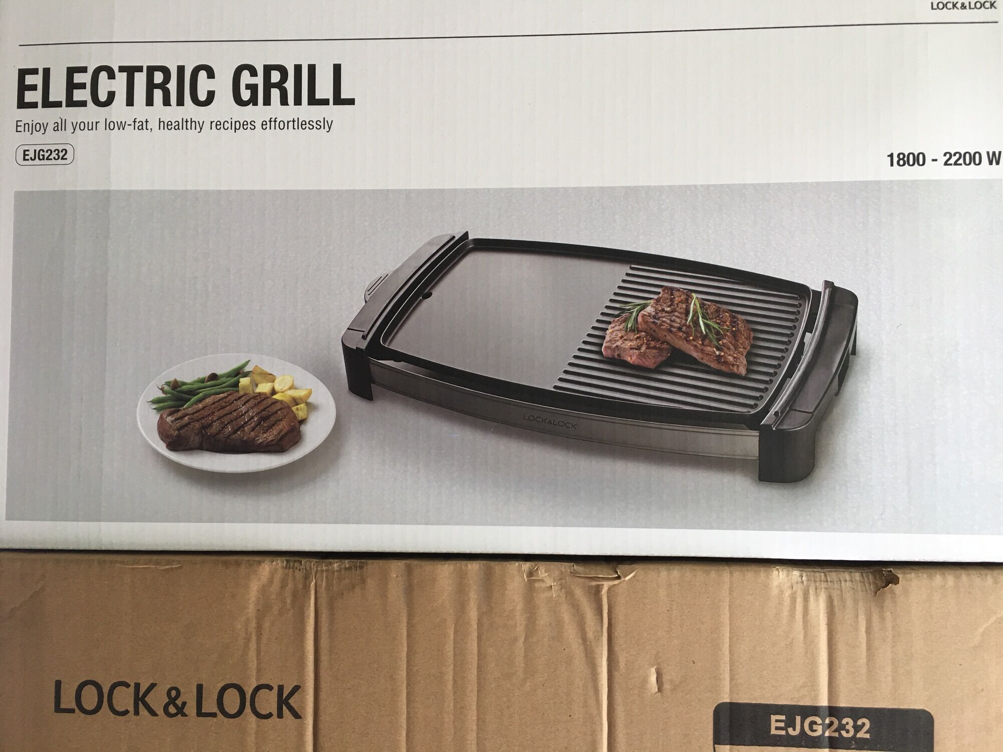 👍💁 BẾP NƯỚNG ĐIỆN LOCK&LOCK EJG232 👍