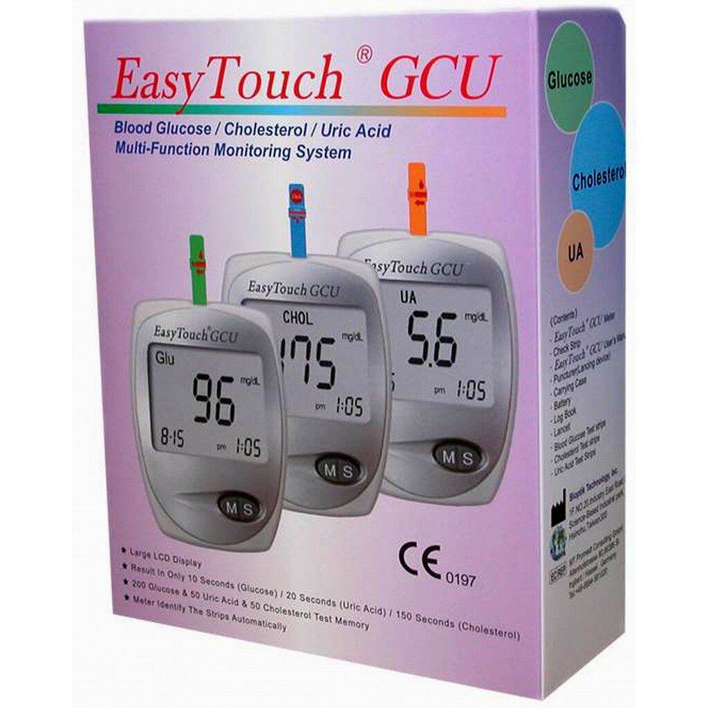 Máy Đo Đường Huyết - Mỡ Máu - Gút 3In1 Easy Touch Et 322