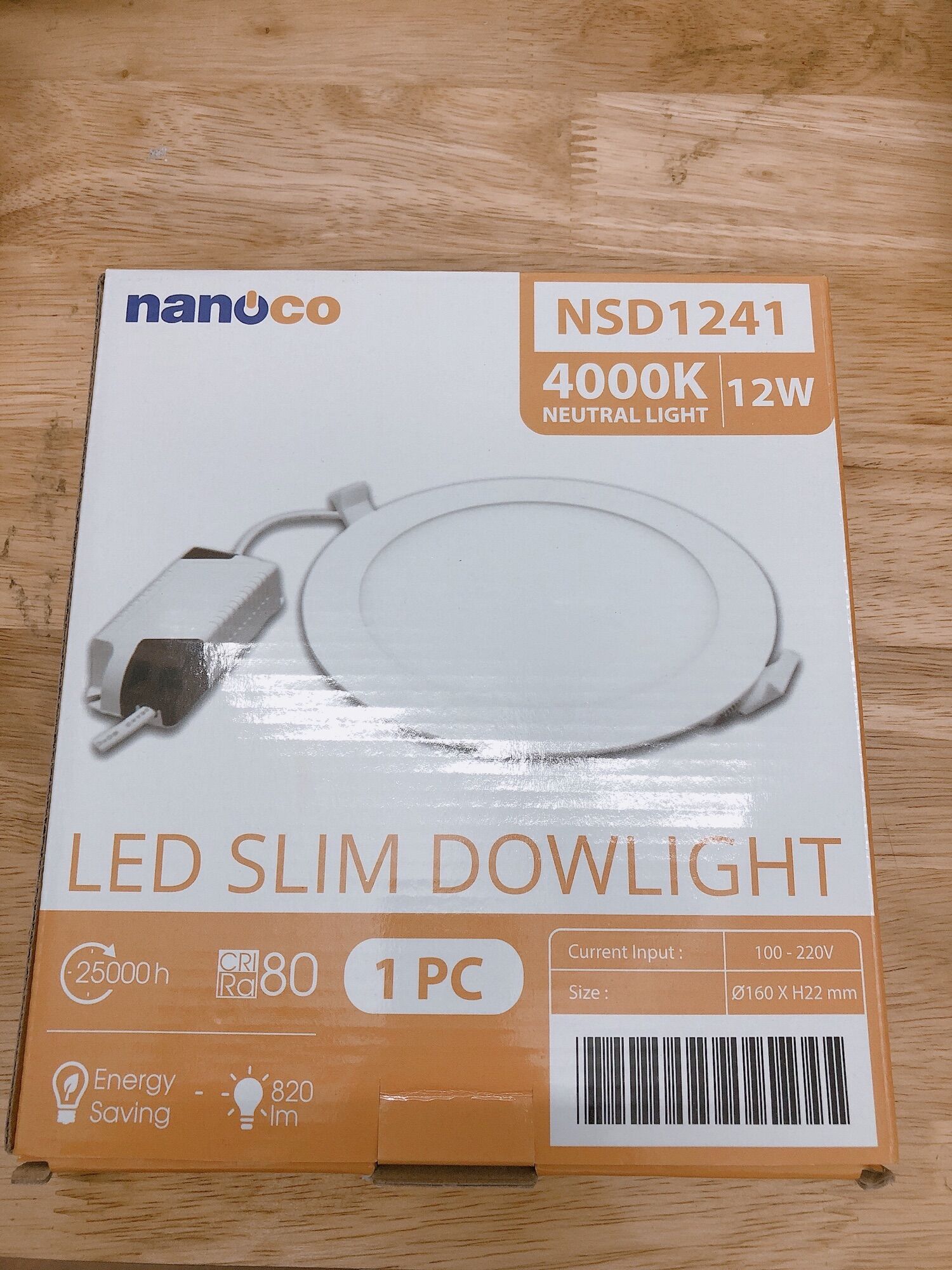 [HCM]đèn led âm Trần 12w nanoco