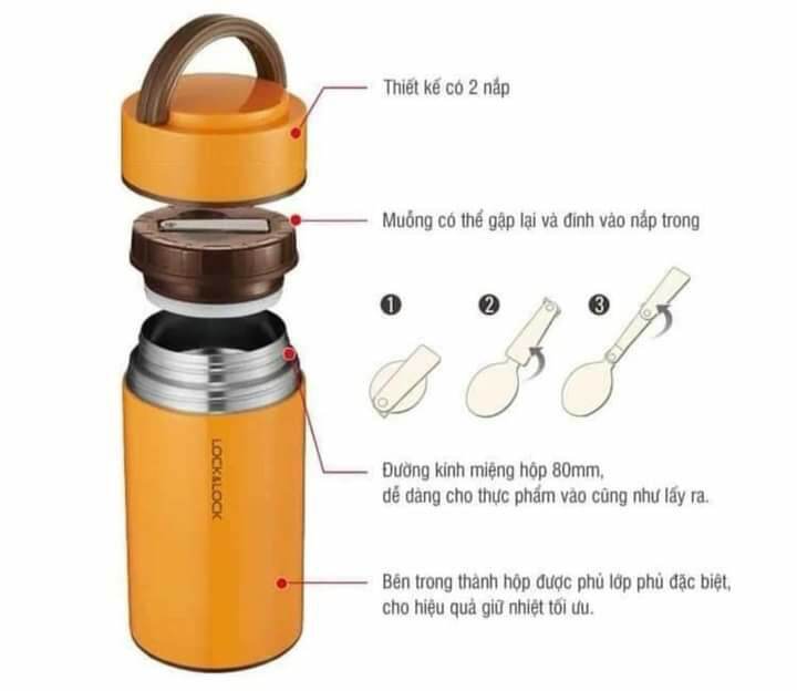 Bình ủ cháo Lock&Lock 750ml