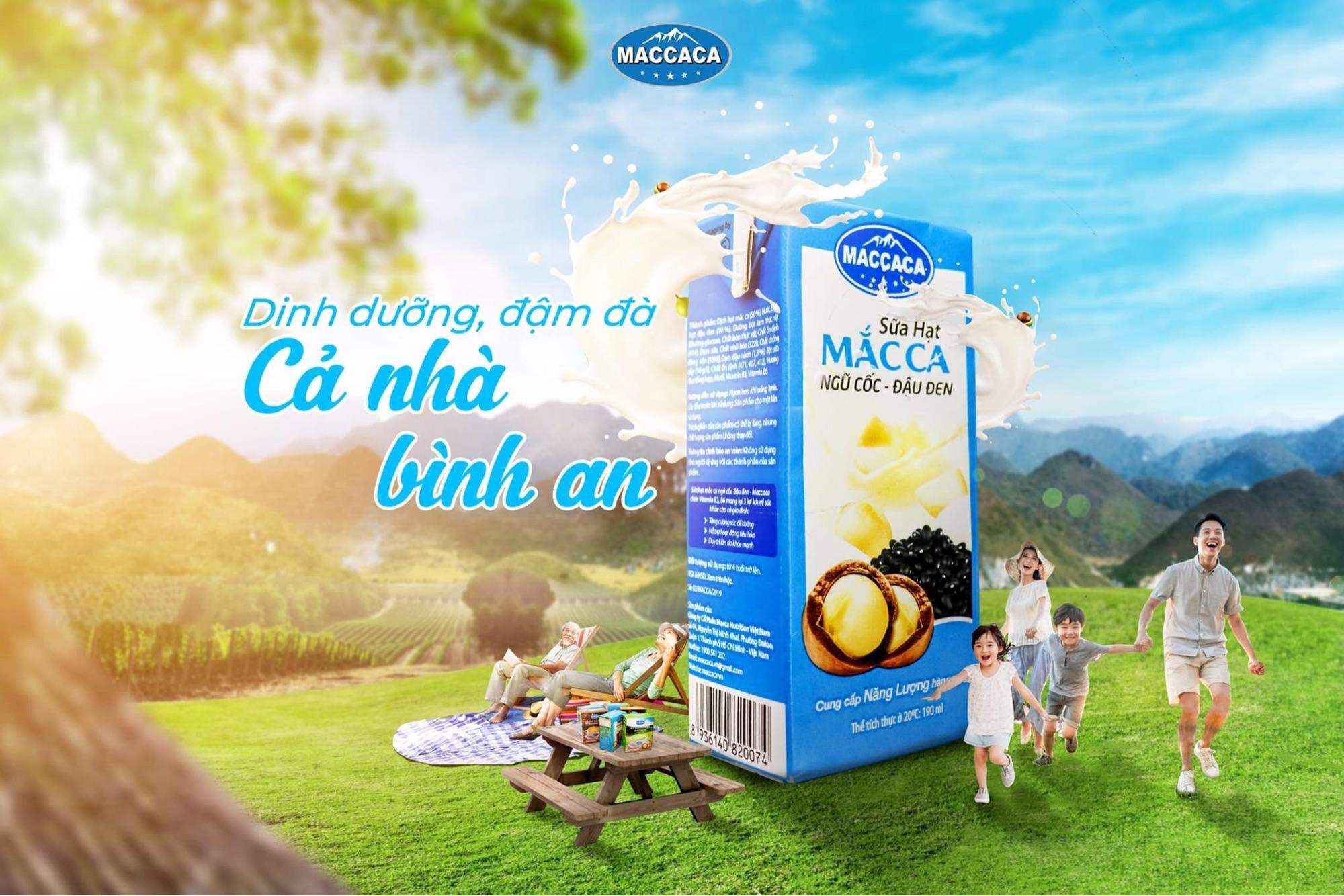 Sữa hạt yến mạch với hạy macca vị đậu đen