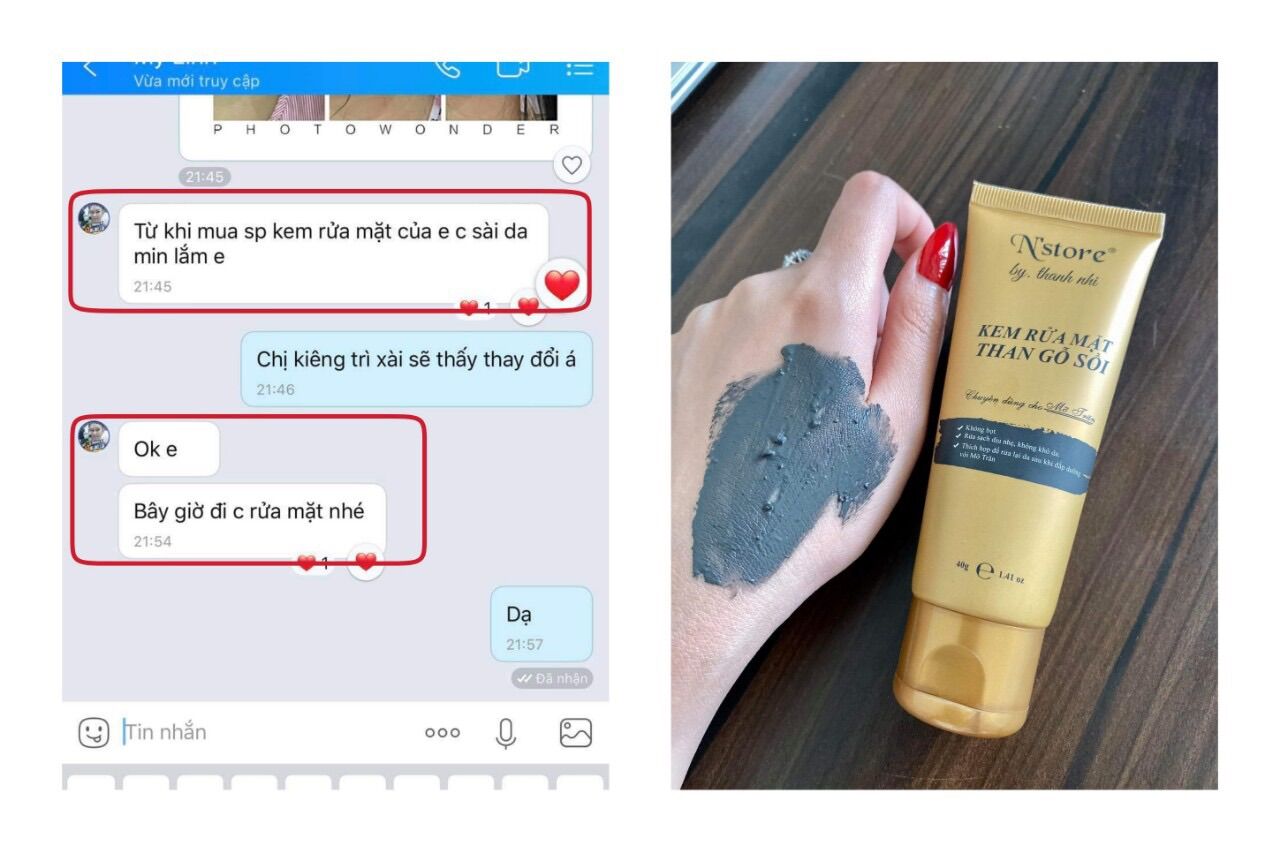 KEM RỬA MẶT THÂN GỖ SỒI (kiềm nhờn - ngăn ngừa mụn)