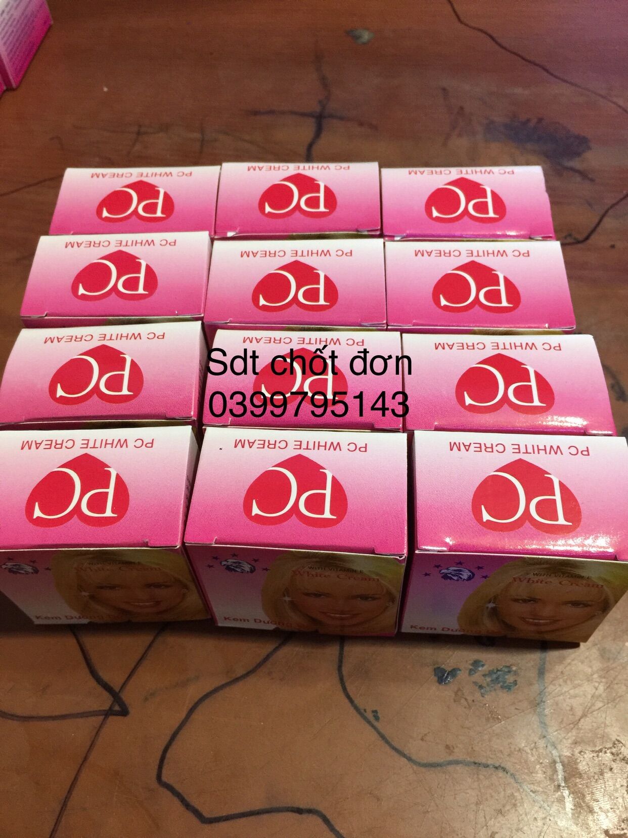 [HCM]1 lốc 12 hộp kem PC (kem trộn chính hãng)