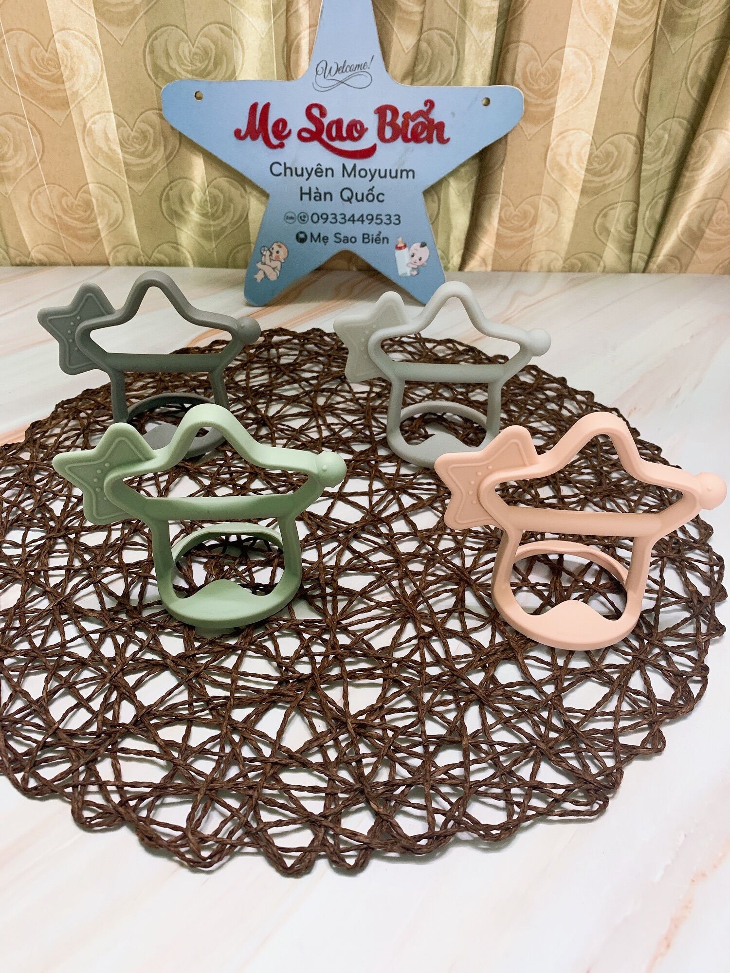 (Tặng hộp đựng) Gặm nướu Moyuum Hàn Quốc chính hãng