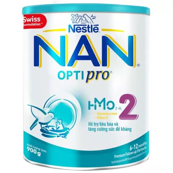 Sữa bột Nan HMO Optipro số 2 800g
