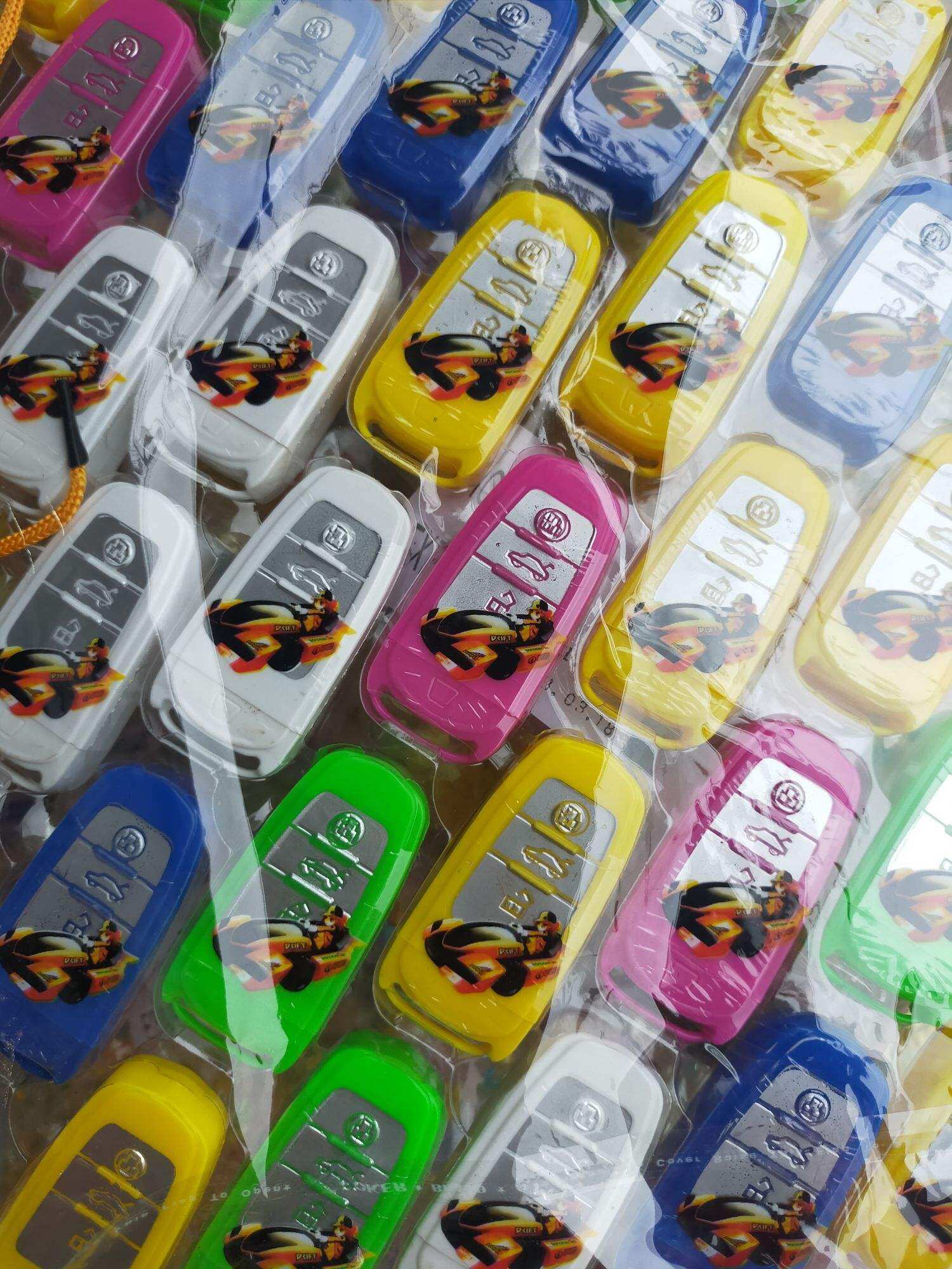 Vỉ đồ chơi kẹo mút hình khoá cho bé( vỉ 30 c)