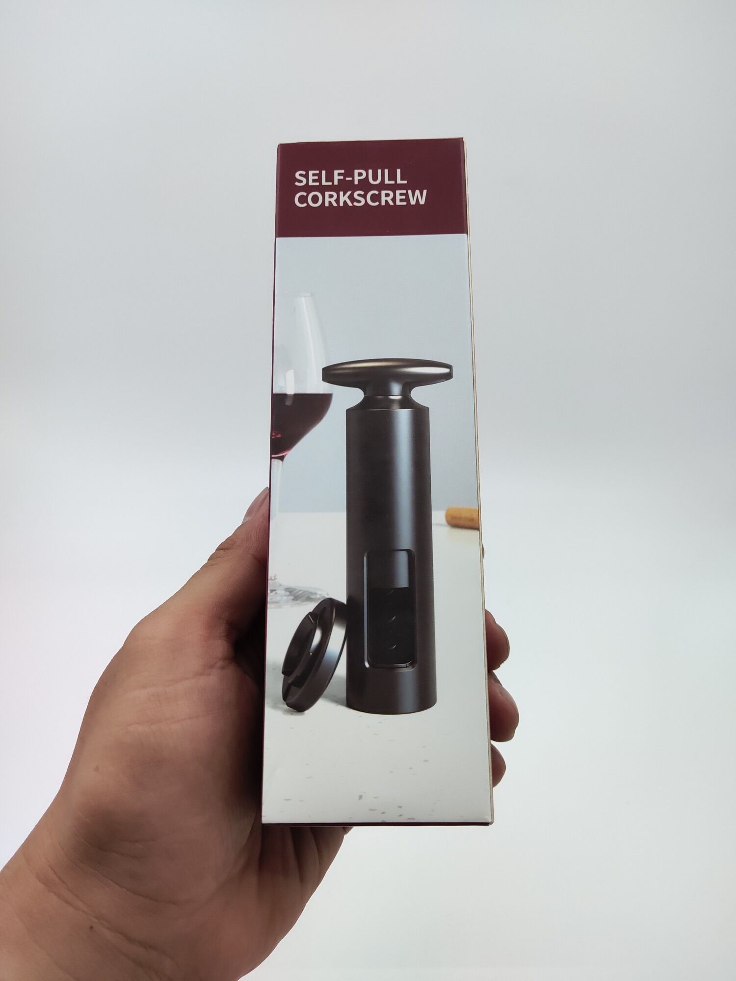 [HCM]Đồ Khui Rượu Vang Cao Cấp Self - Pull Corkscrew