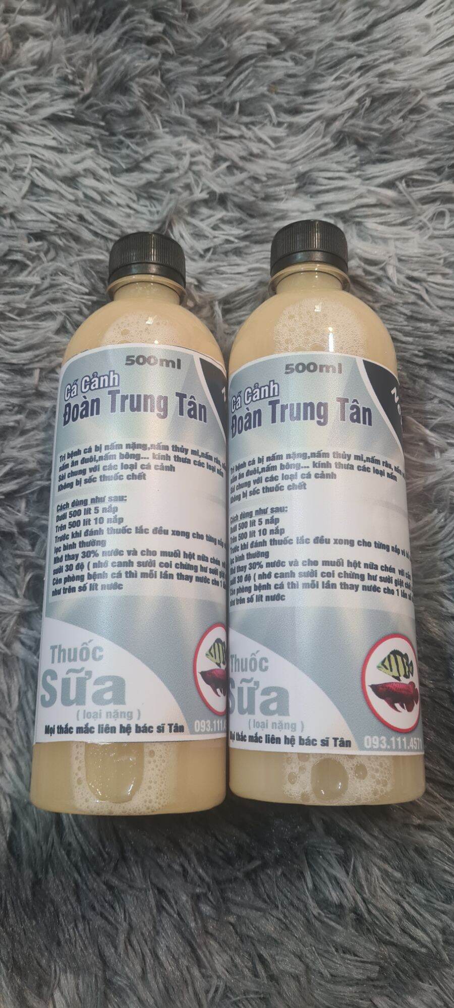 Combo 2 chế phẩm sữa cho cá kiểng cá rồng
