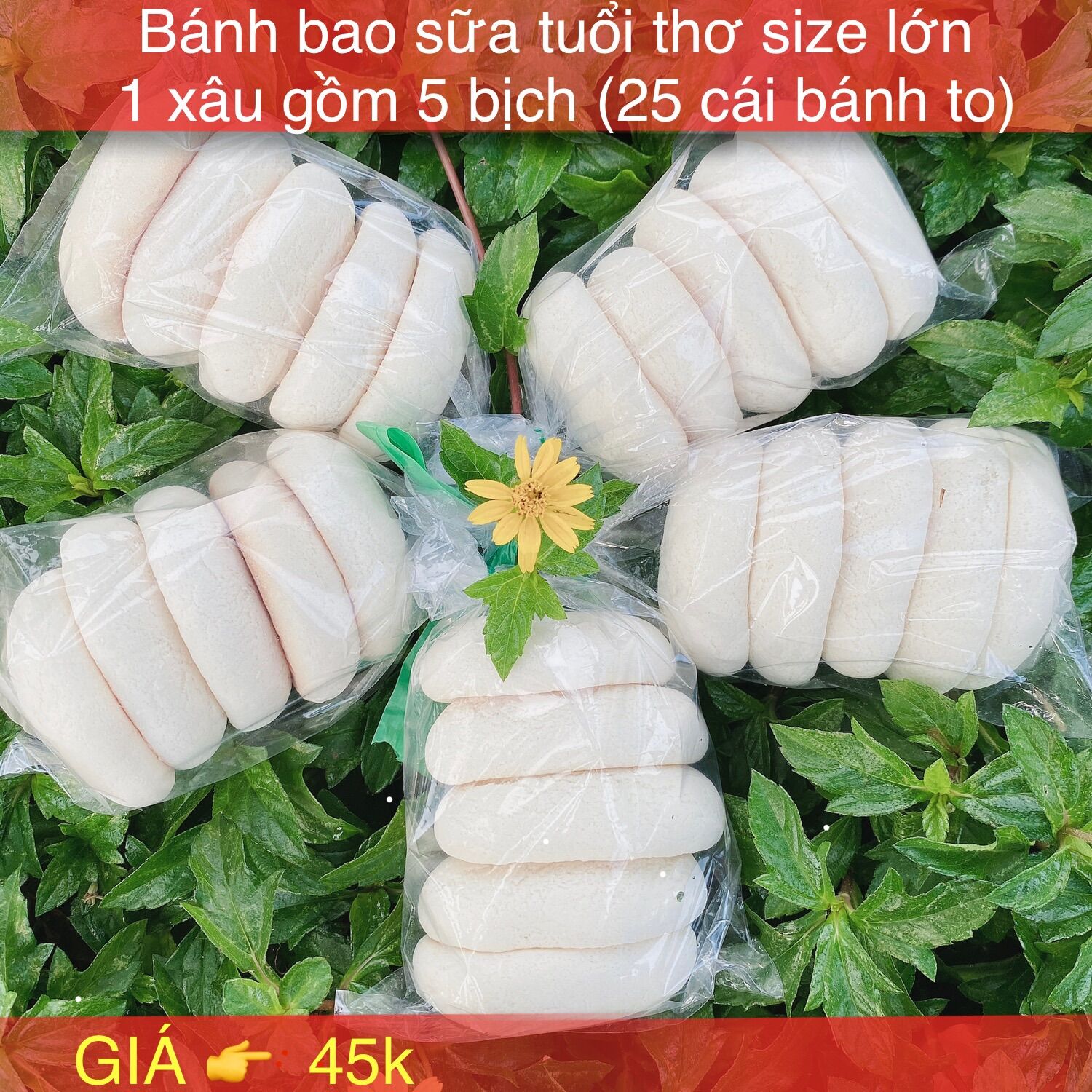 Xâu Bánh bao trắng lớn