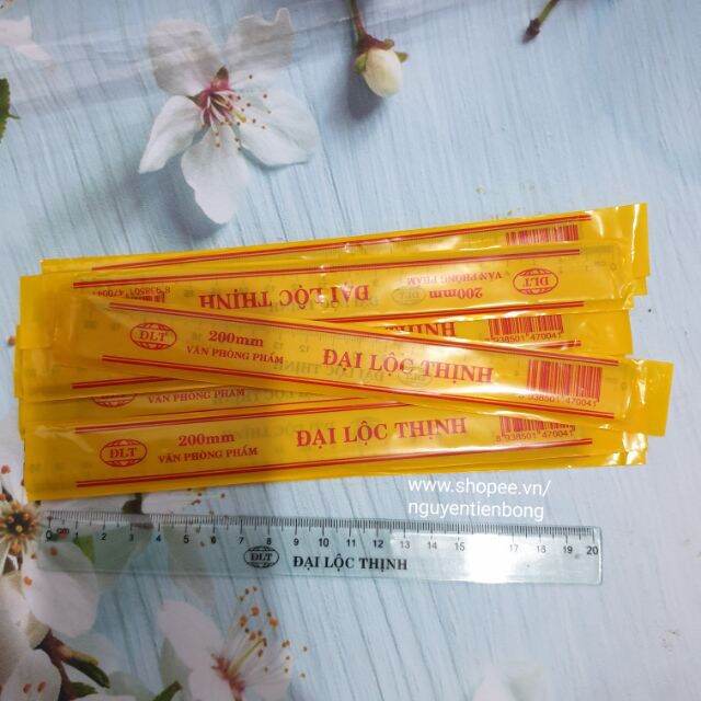 3 cái thước kẻ 20cm Đại Lộc Thịnh