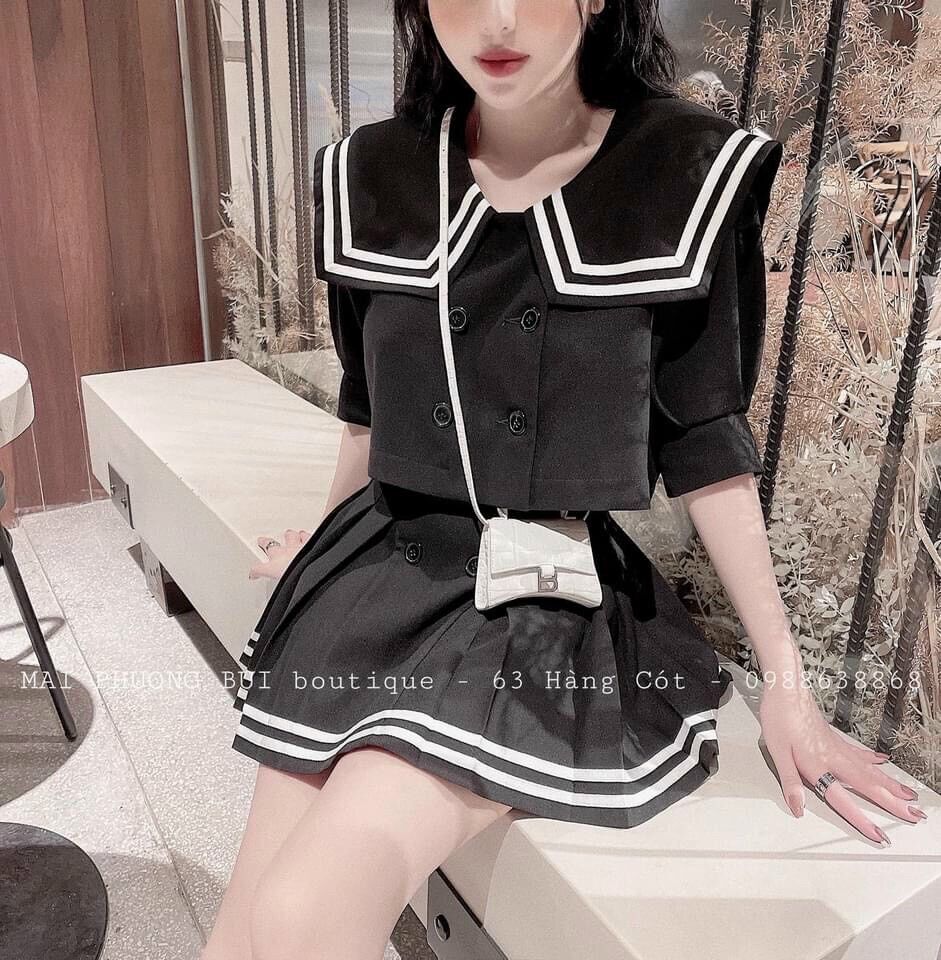 Set váy thủy thủ siêu xinh