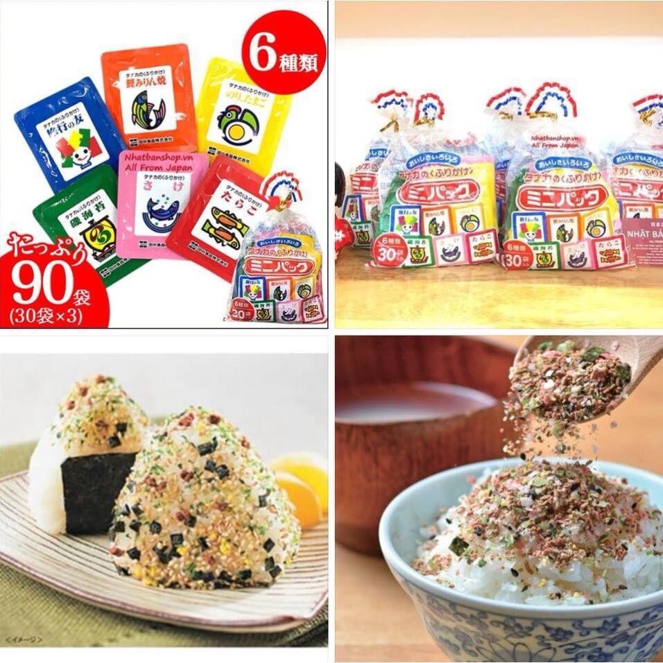 Gia vị rắc cơm Tanaka cho bé