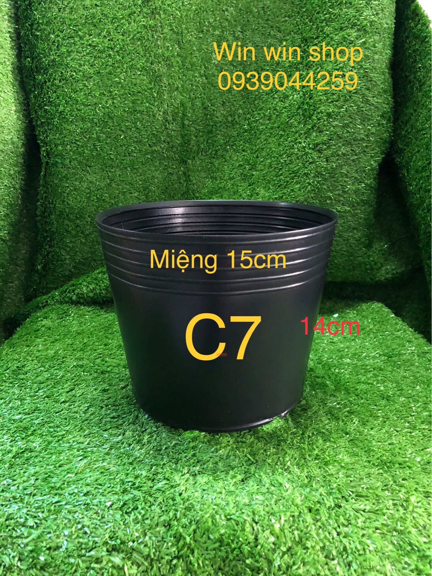 50 chậu nhựa trồng cây C7 trồng cây cảnh, combo 50 cái chậu C7