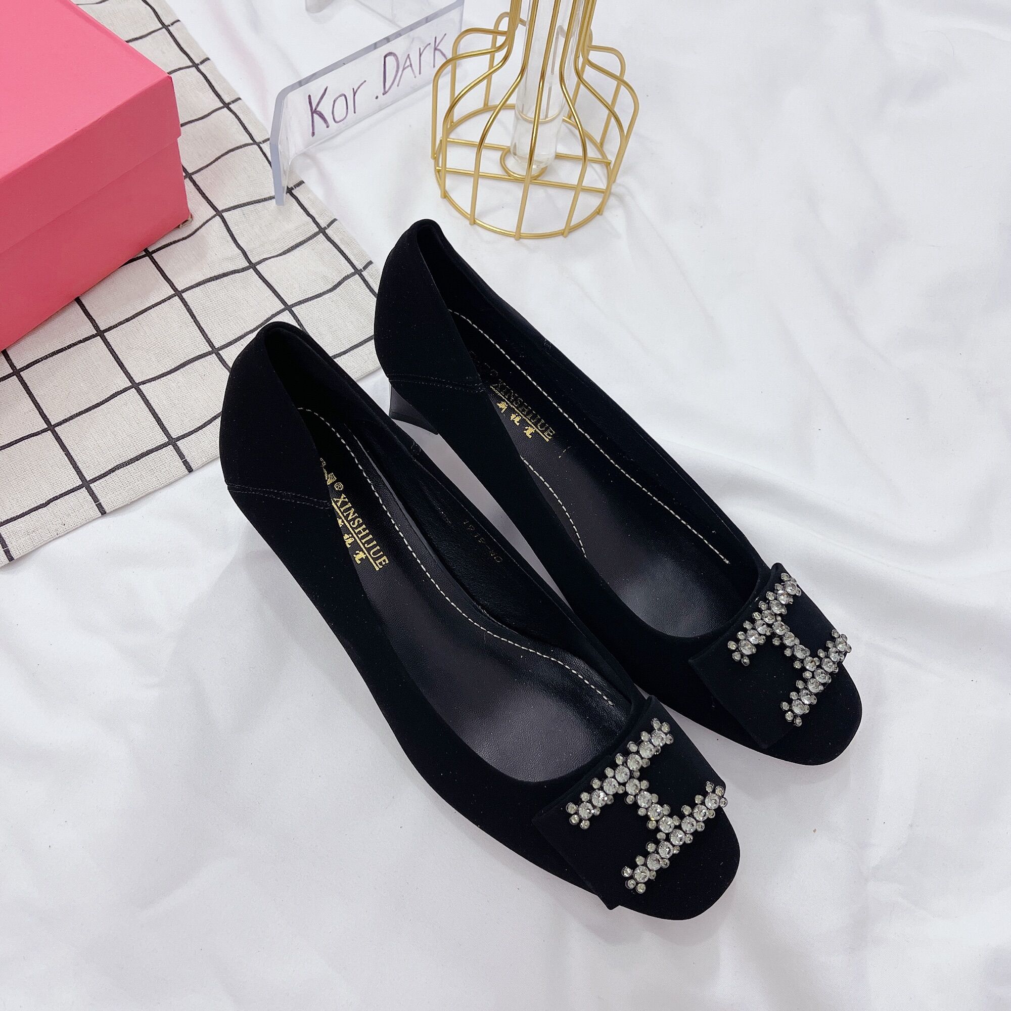GIẦY BÚP BÊ ĐẾ CAO 5cm