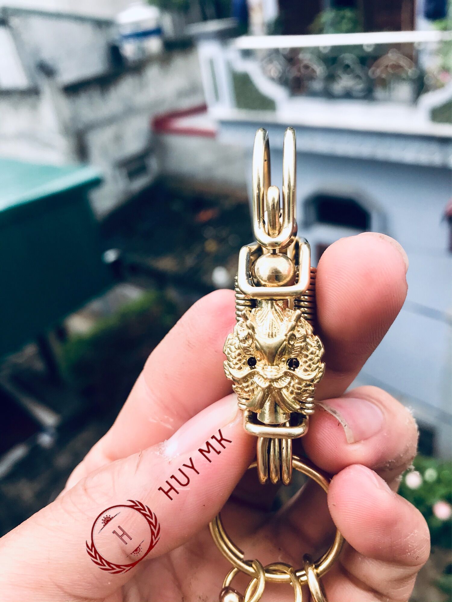 Combo móc khoá rồng vàng