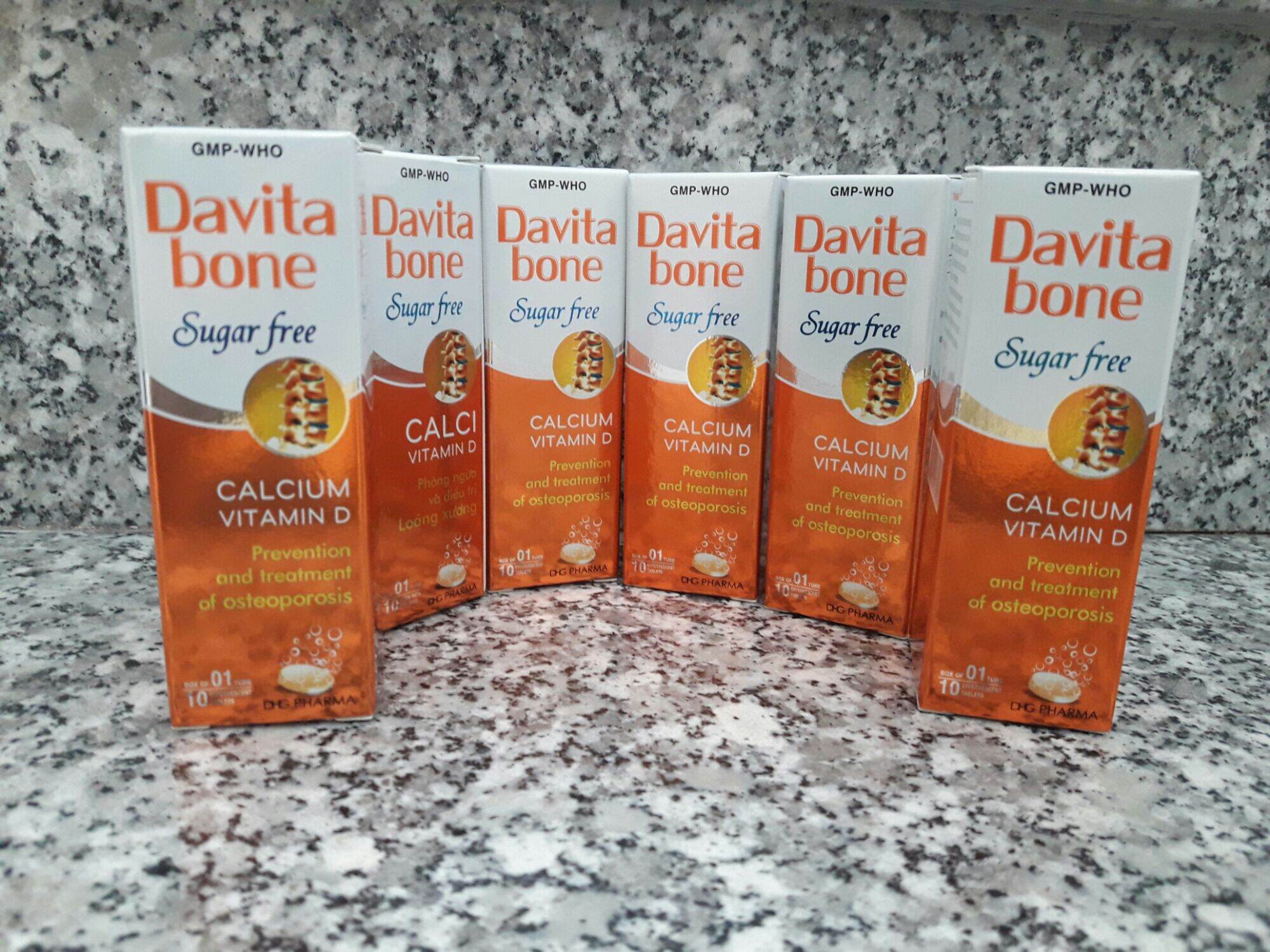 Davita bone ( Viên sủi bổ sung canxi vị cam )