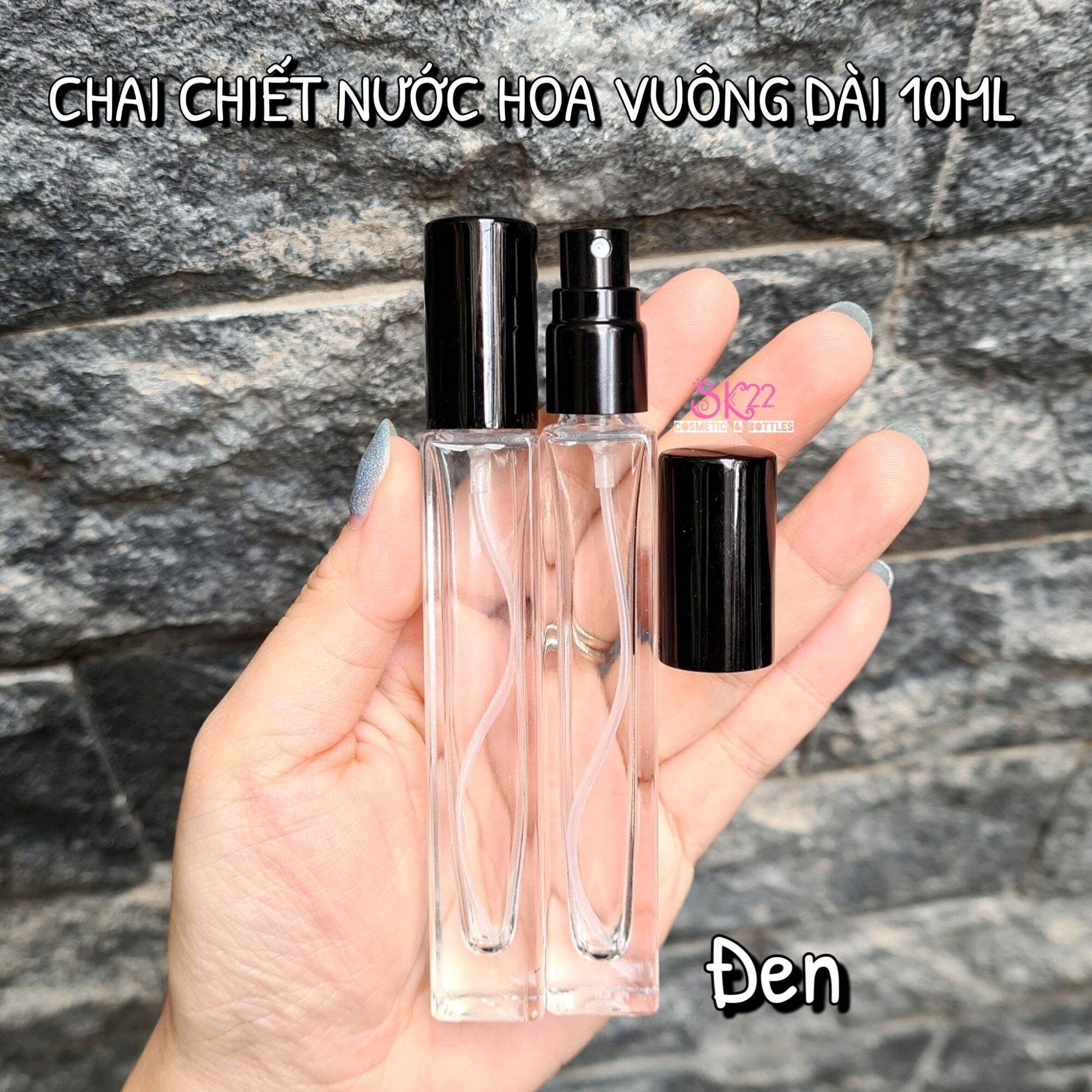 🥕CHAI CHIẾT NƯỚC HOA VUÔNG/TRÒN DÀI 10ML🥕