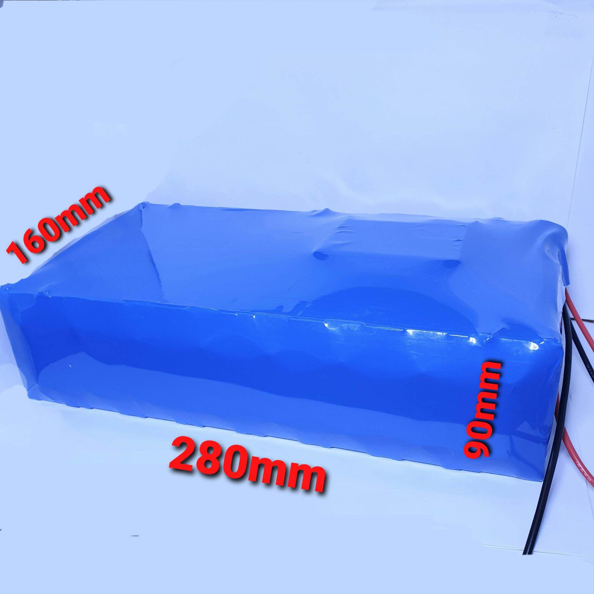 Achun.vn - KHỐI PIN SẮT 12.8V/14.4V - 4S - 48AH XẢ 100A (32 VIÊN PIN 32650 vít)