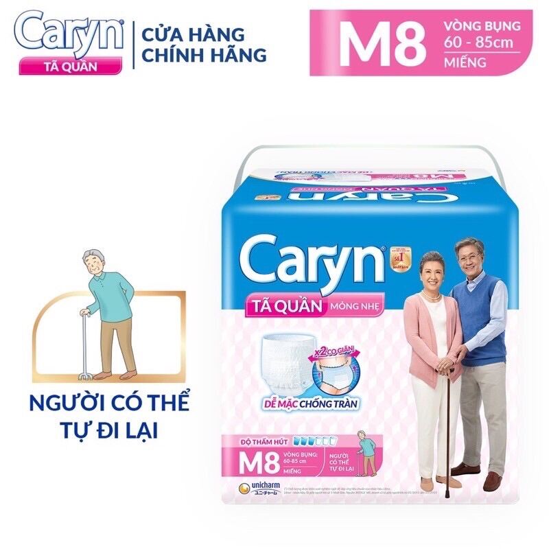 Tã quần caryn M8/L7 cho người già( bệnh)