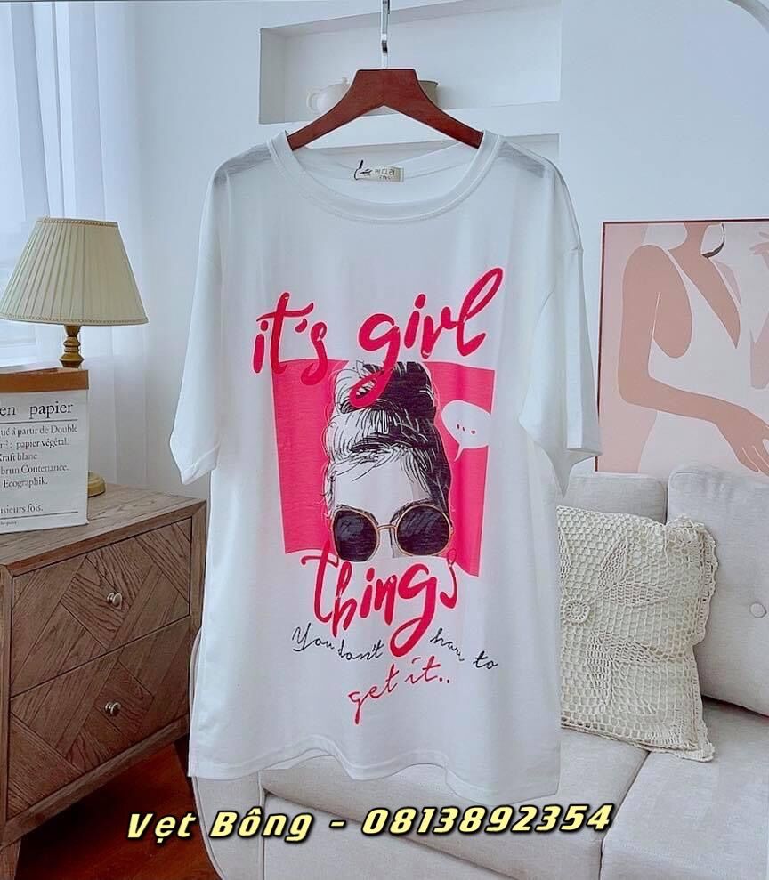 Áo phông trắng chất cotton 100%