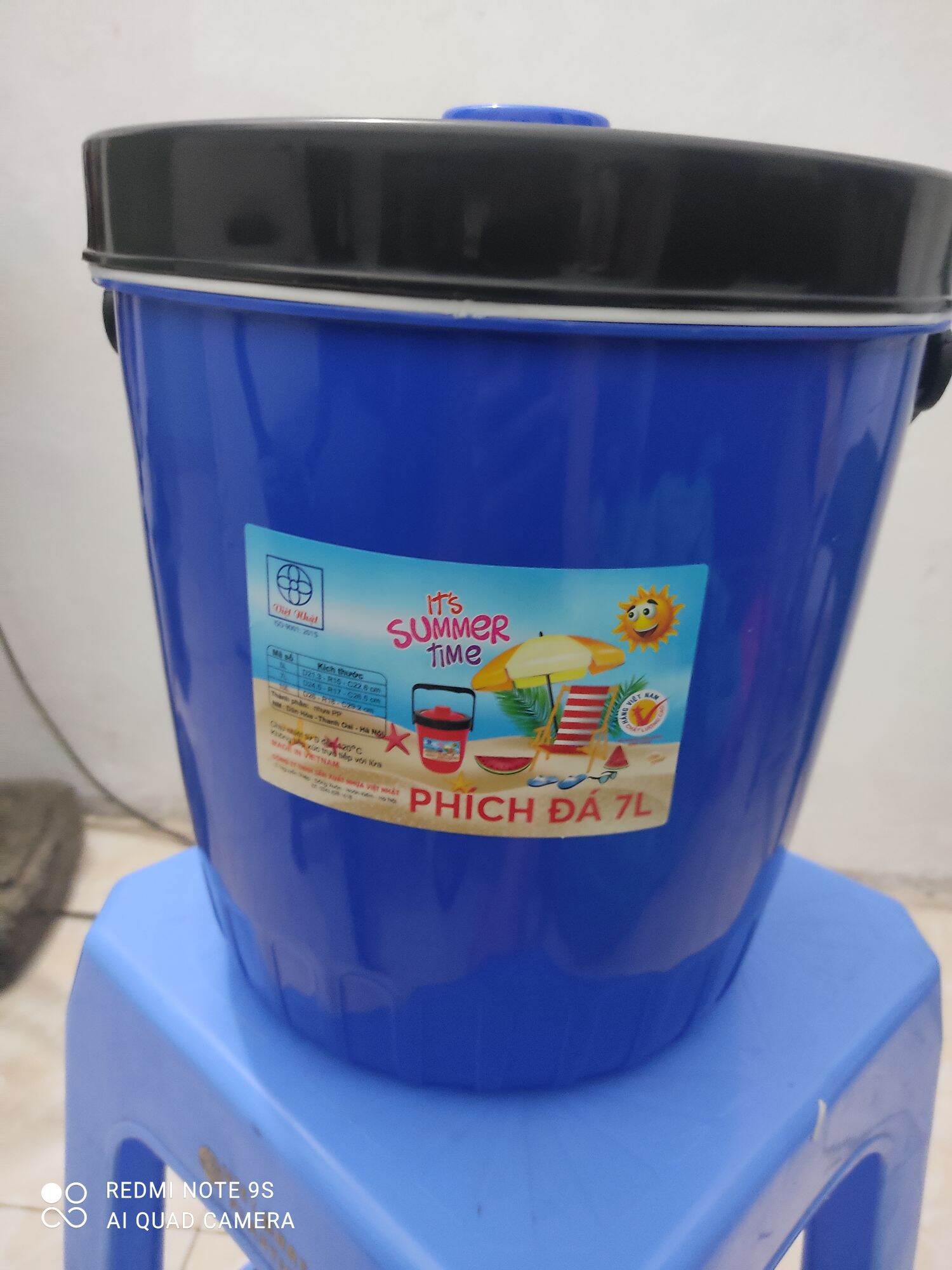 Phích đá 7 lít tròn việt nhật