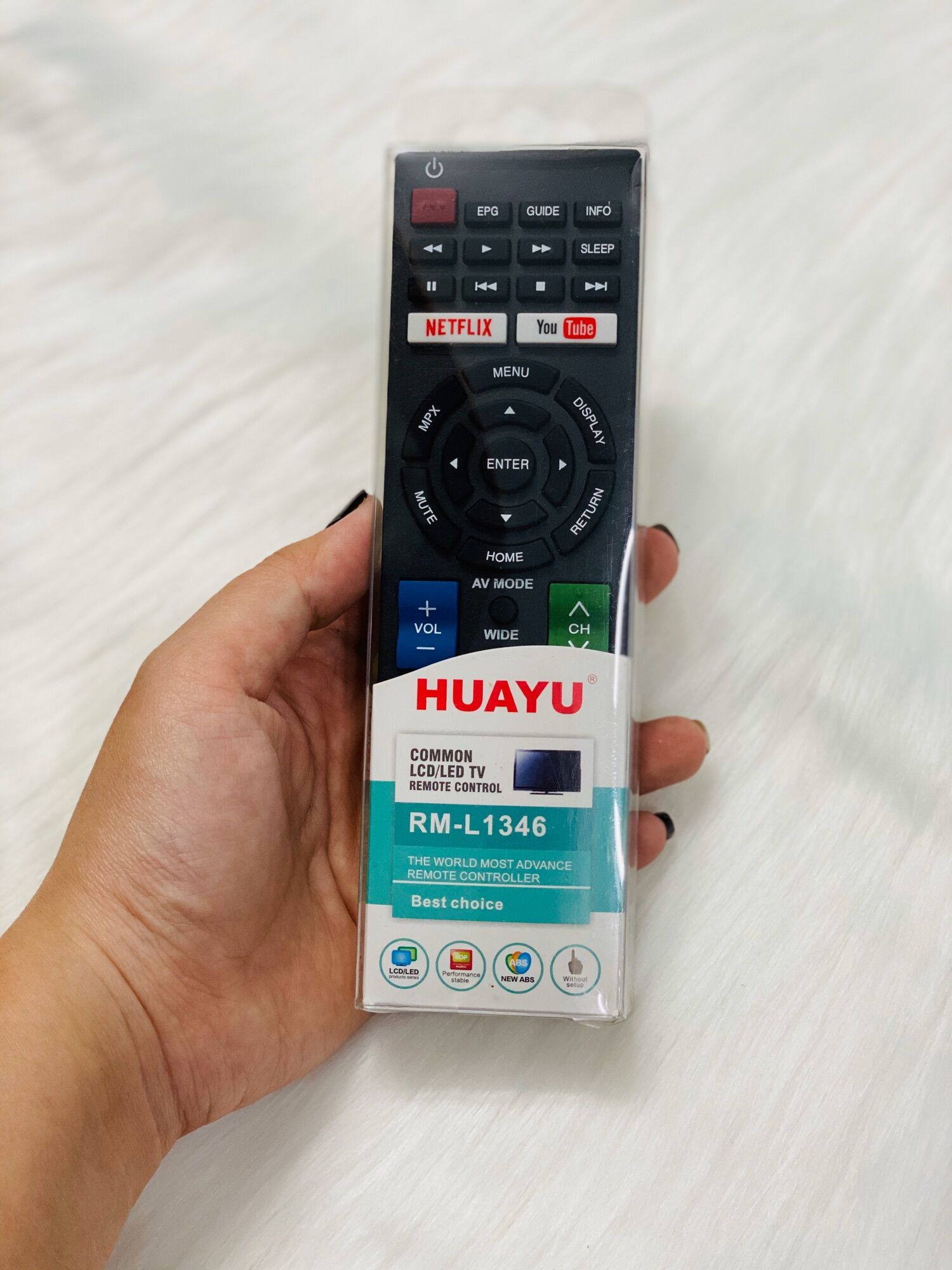 [HCM]REMOTE ĐIỀU KHIỂN TIVI SHARP SMART HUAYU RM- L1346