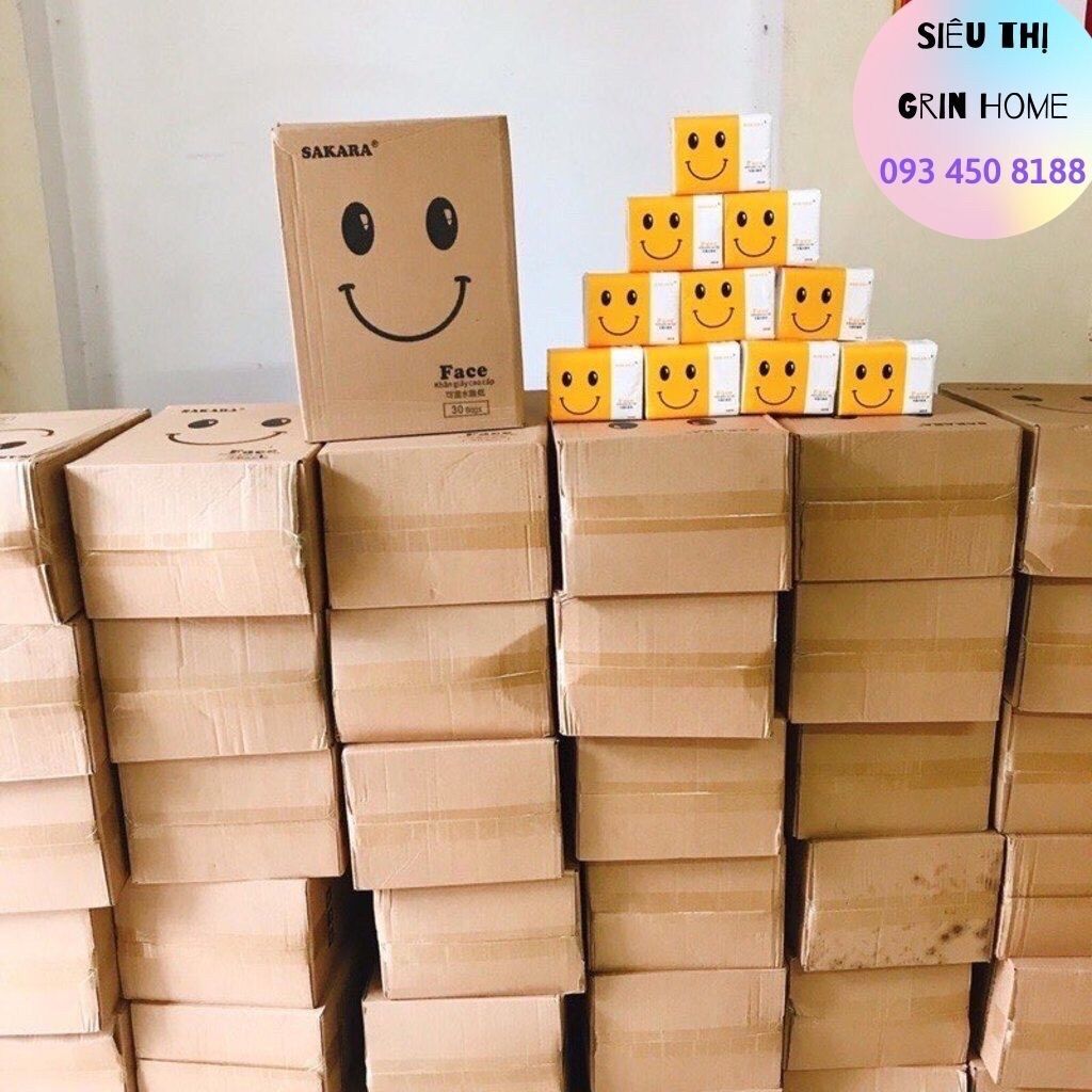 COMBO 15 Gói Giấy Gấu SaKaRa💝4 Lớp, Mềm, Siêu Dai, Mịn 100% Bột Gỗ Nguyên Chất💝Giấy Cao Cấp Nhập Khẩu