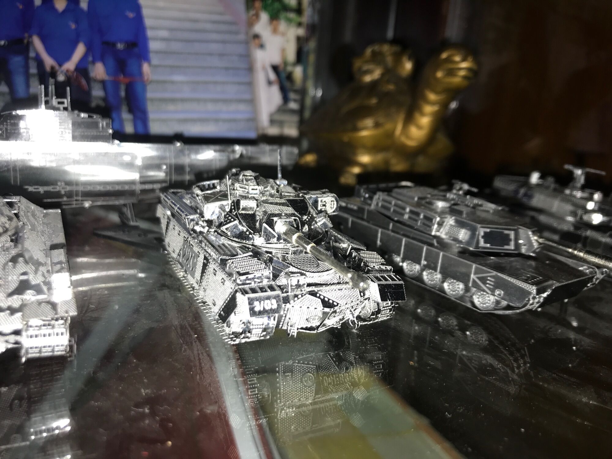 (Đã Lắp/ handmade ) Xe tăng mô hình kim loại 3D