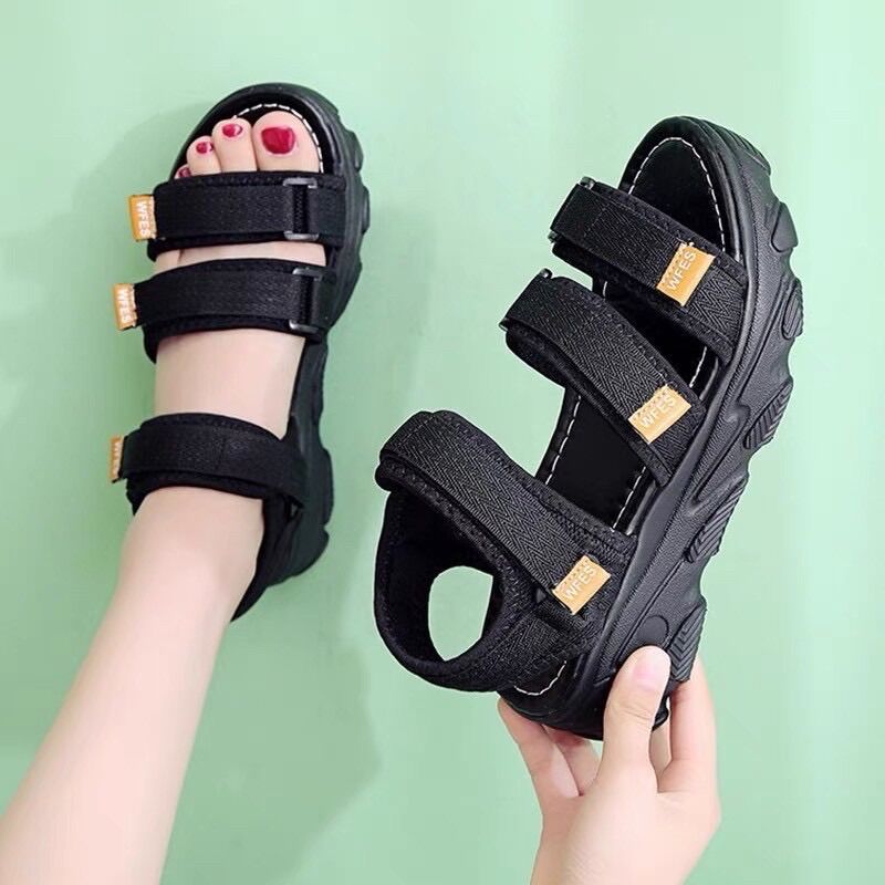 Sandan nữ 3 quai đế sóng mã 99