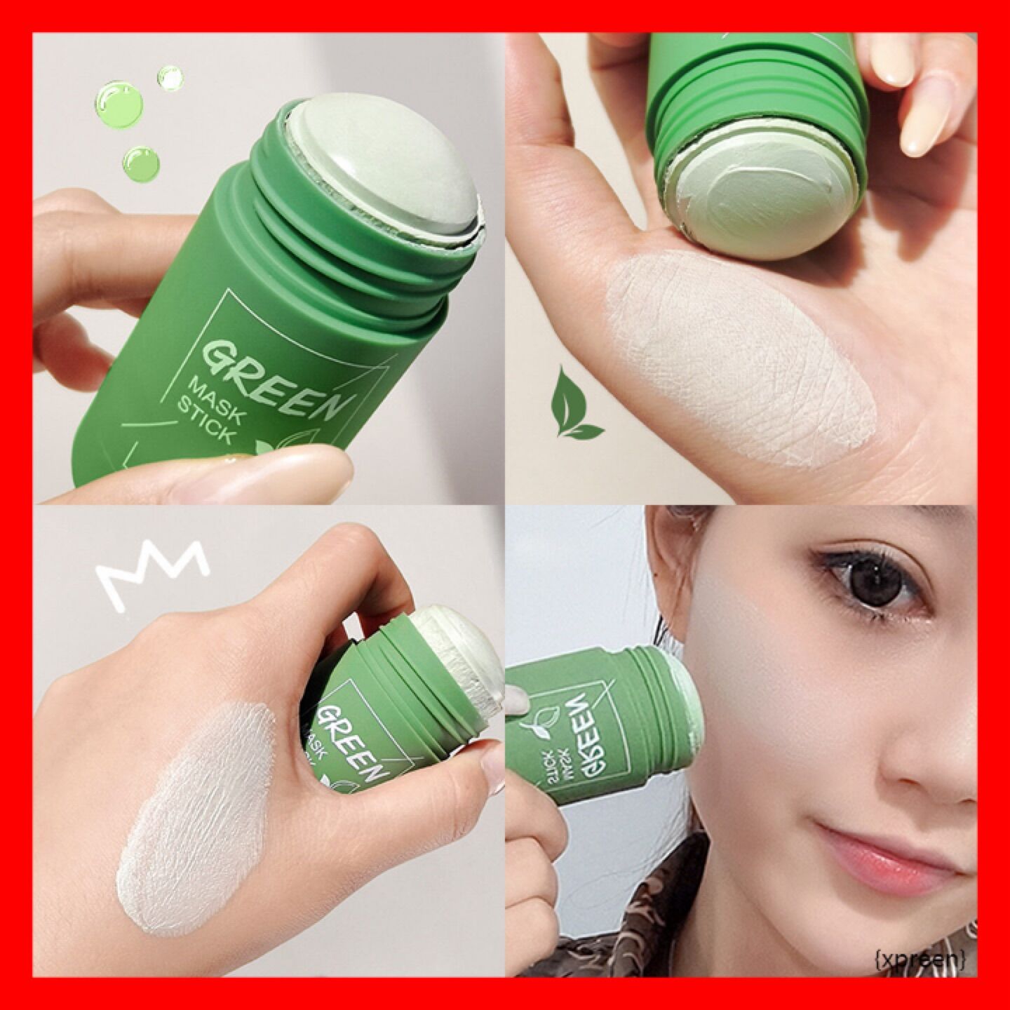 Mặt nạ bùn trà xanh dưỡng ẩm kiềm dầu – green mask stick