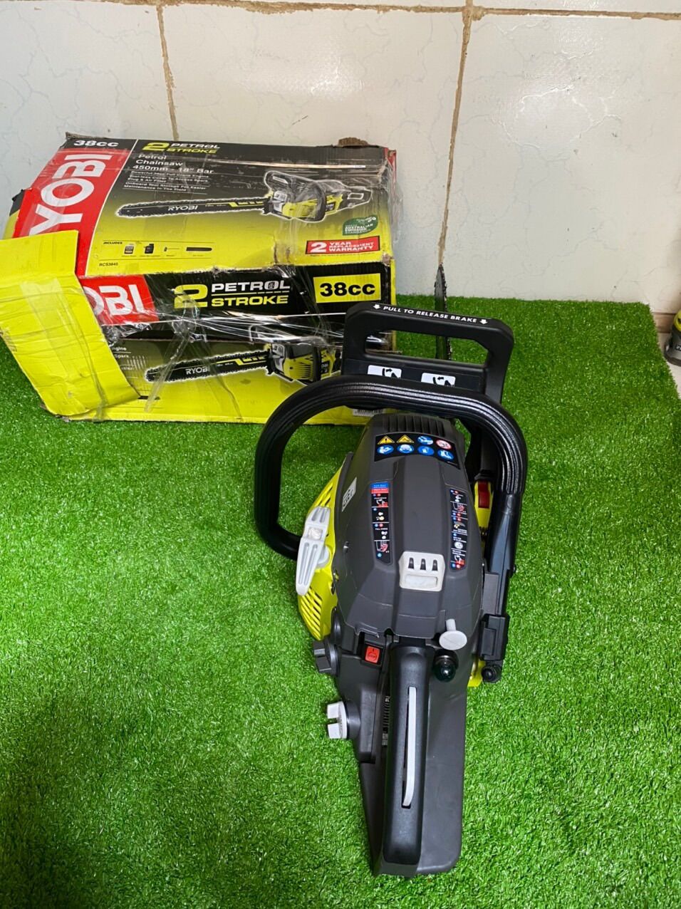 [HCM]Máy cưa xích xăng ryobi