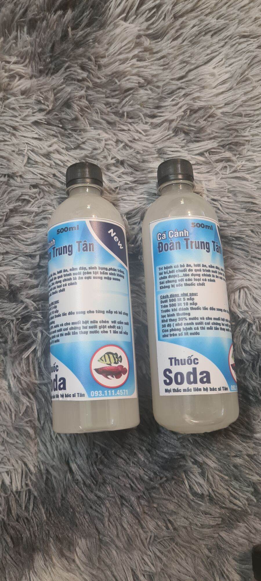 [HCM]Combo 2 chế phẩm soda cho cá cảnh cá rồng