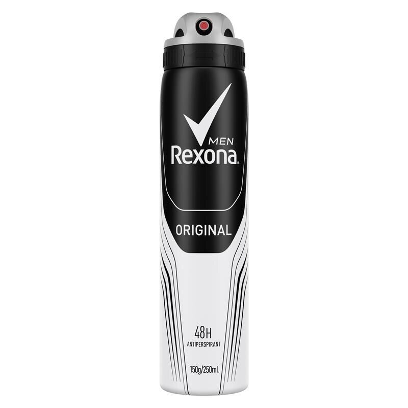 Xịt Khử Mùi Nam Rexona Men Antiperspirant Aerosol Deodorant Original 250Ml.hàng Xách Tay Úc