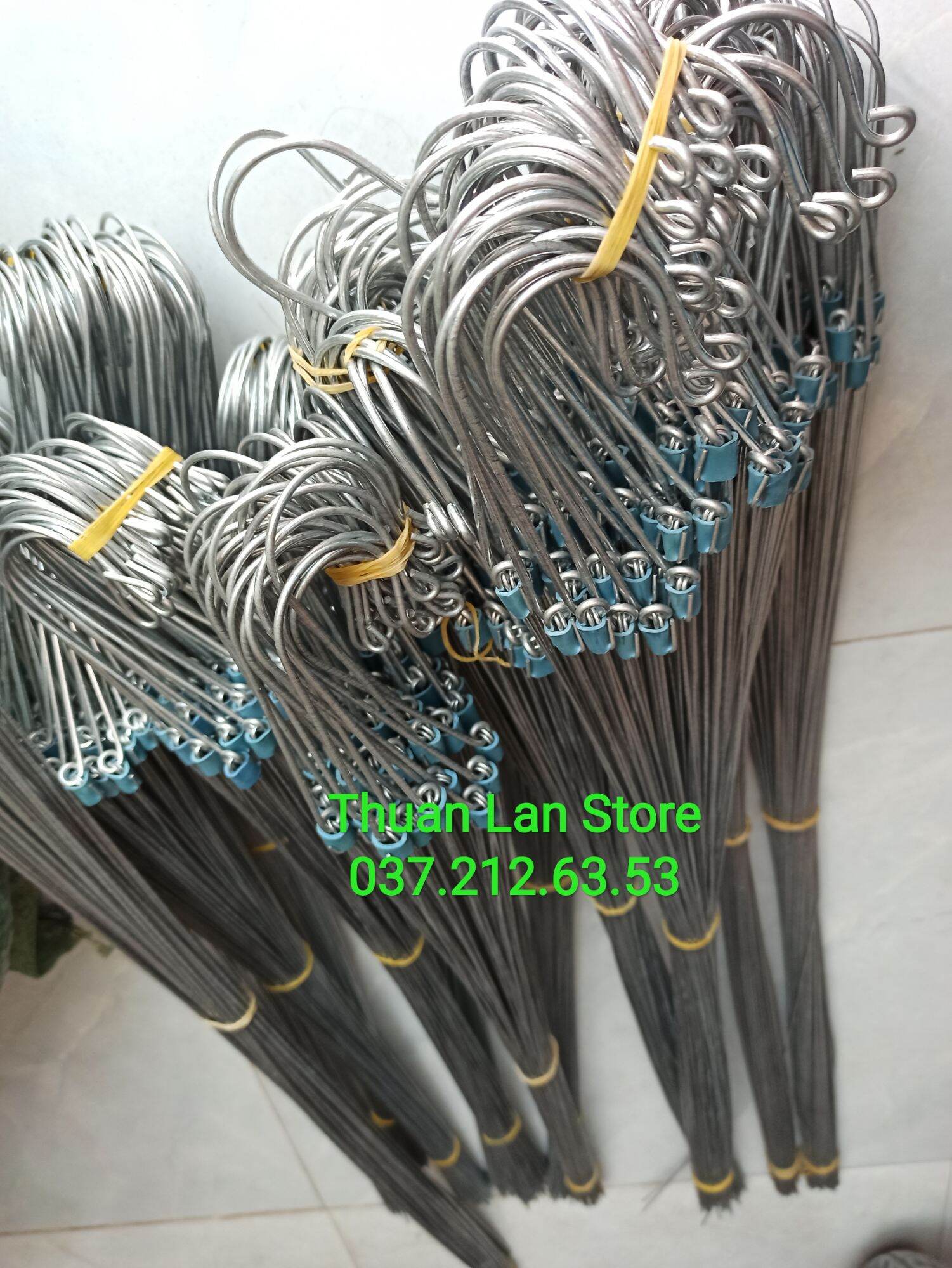 Set 5c Móc Kẽm Treo Lan Dài 70cm ( Tổng thể 80cm )