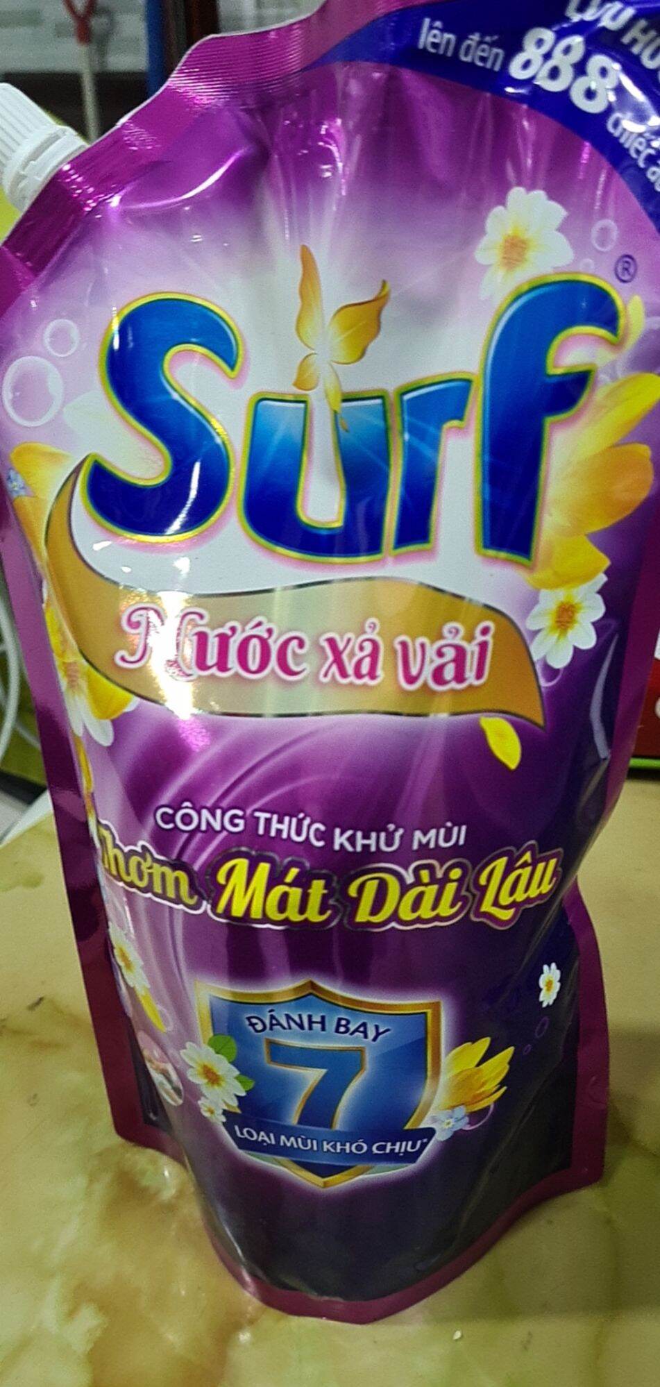 nước xả vải Surf túi (1.6L) 65k