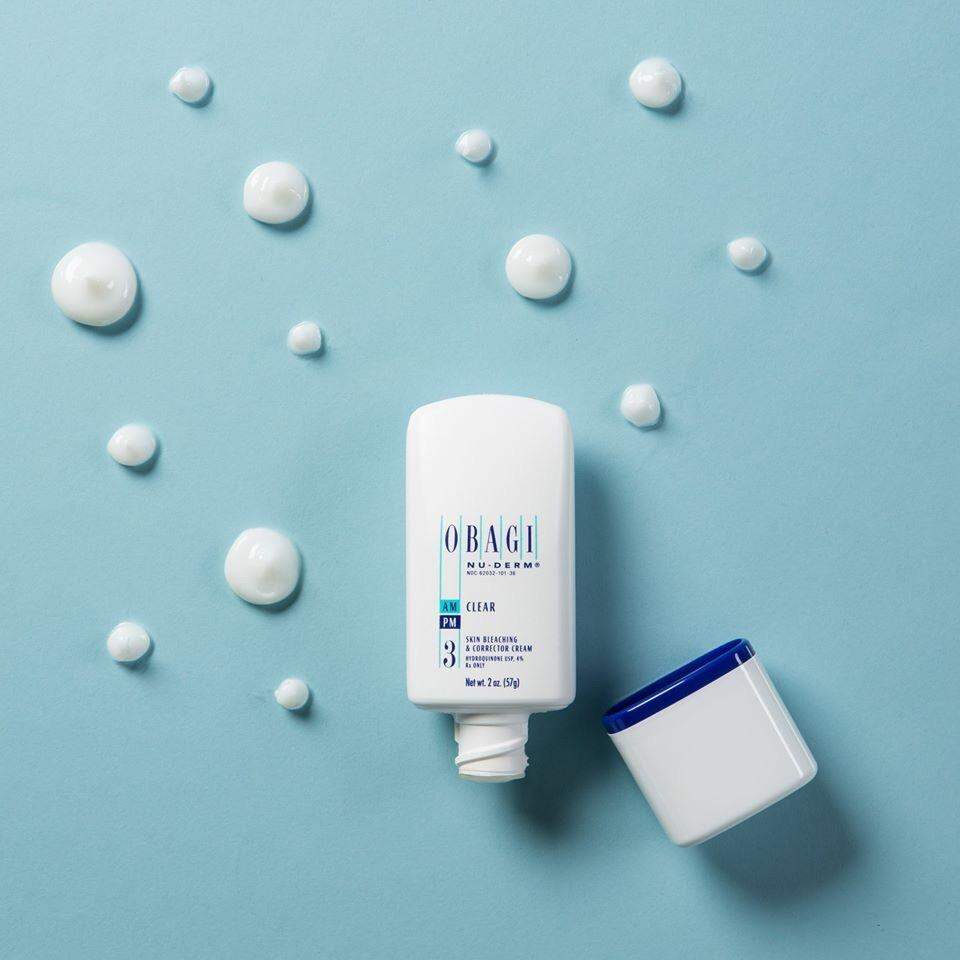 Nuderm Clear số 3Rx Obagi kem mờ nám, tàn nhang