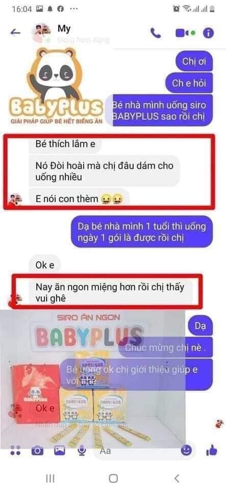[HCM]SIRO ĂN NGON BABYPLUS CHÍNH HÃNG