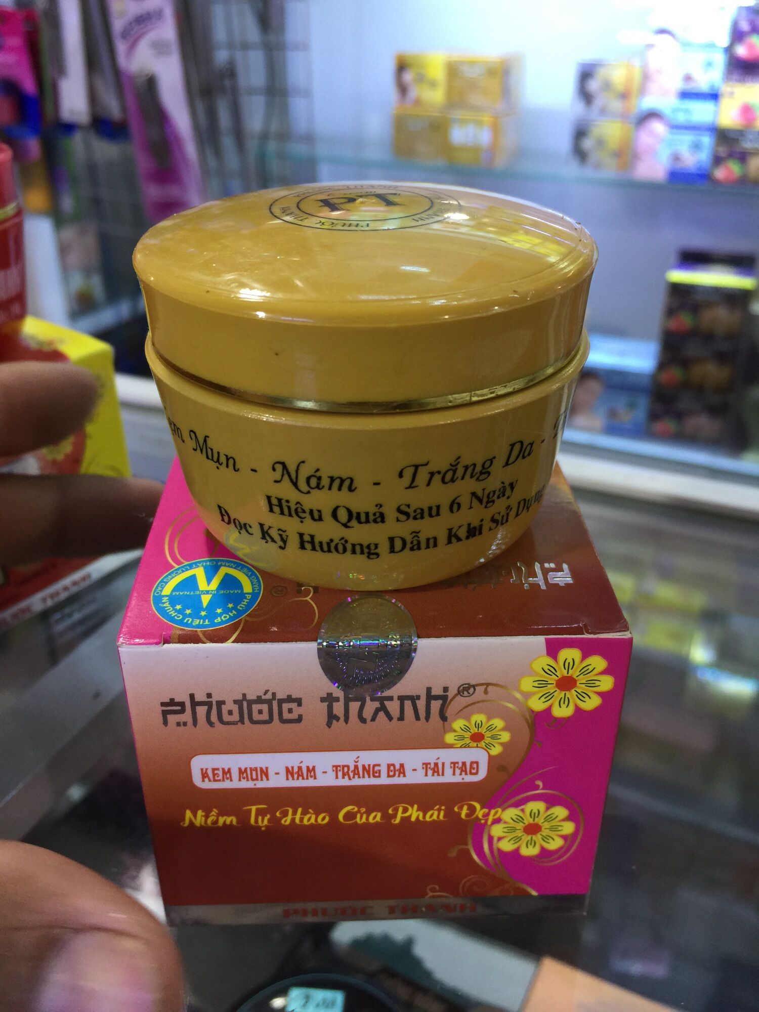 Kem Phước thanh mụn, nám trắng da 10g