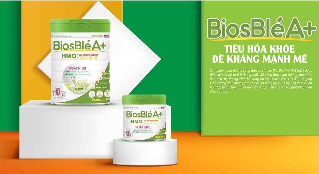sữa dê BiosBle'  GOAT KISD(dành cho trẻ từ 0-6tháng )