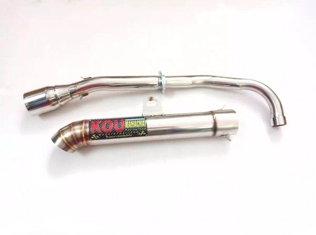 pô kou inox không nỉ full cổ cho sirius rc xăng tarut Jupiter rc+ lo xo