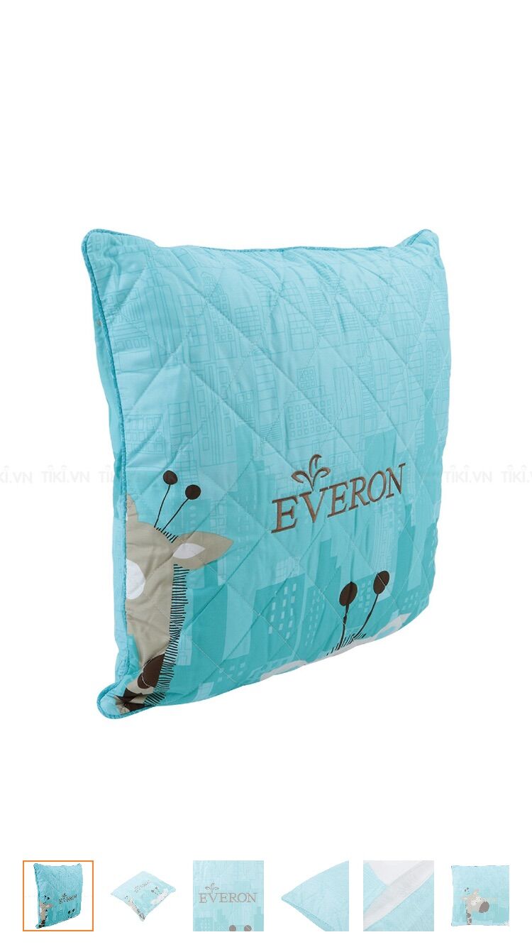 Gối tựa Everon size 45x45 (cả ruột và vỏ gối)