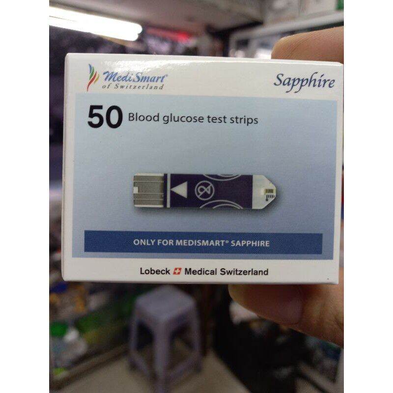 50 Que thử đường huyết Medi smar sapphire