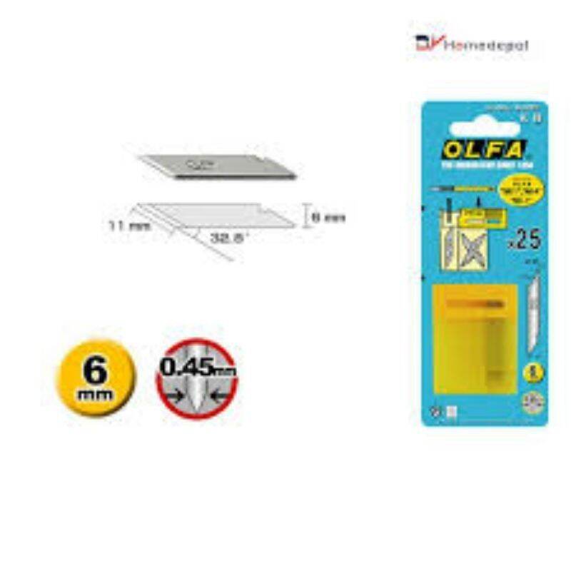 Dao tỉa kĩ thuật OLFA Nhật Bản (1 cán + 1 hộp 25 lưỡi)