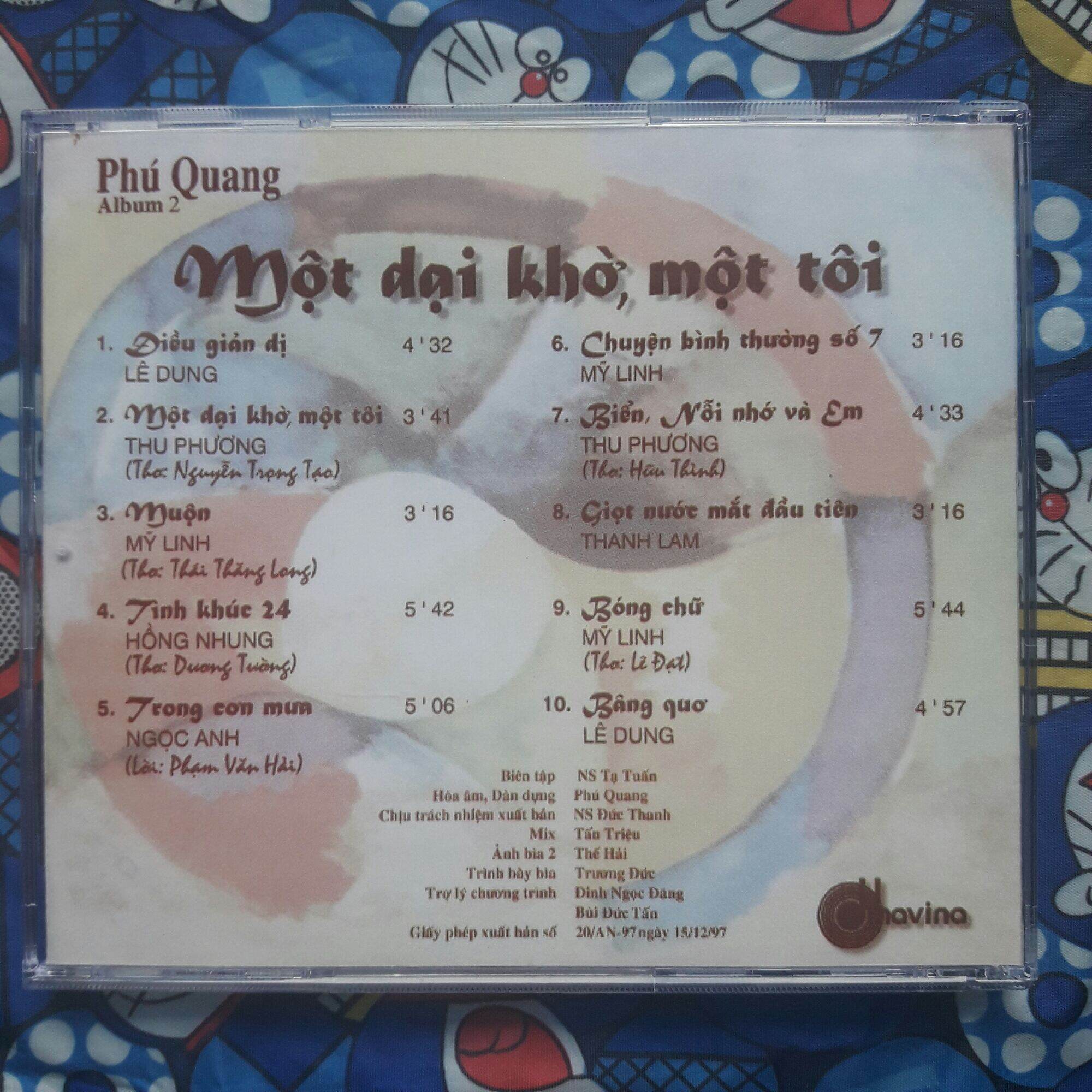 Bộ 3 cd nhạc Phú Quang phono