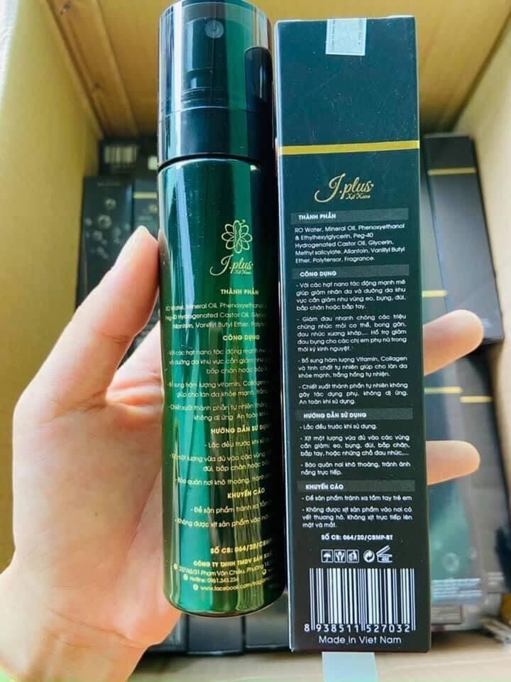 [HCM]Xịt tan mỡ jasmine jplus