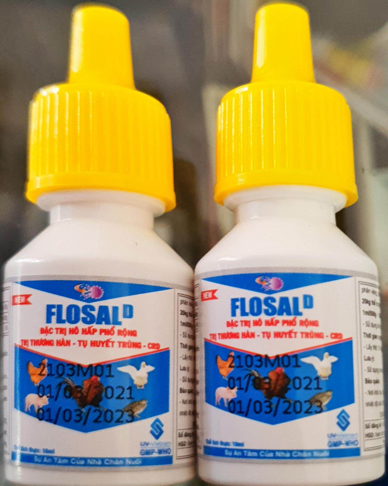 1 lọ UV Flosal D cho gà đá