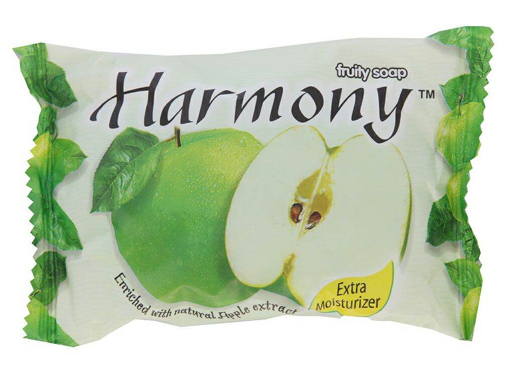 Combo 05 Xà bông cục Harmony 75g đủ loại (dâu, cam, chanh, táo , nho)