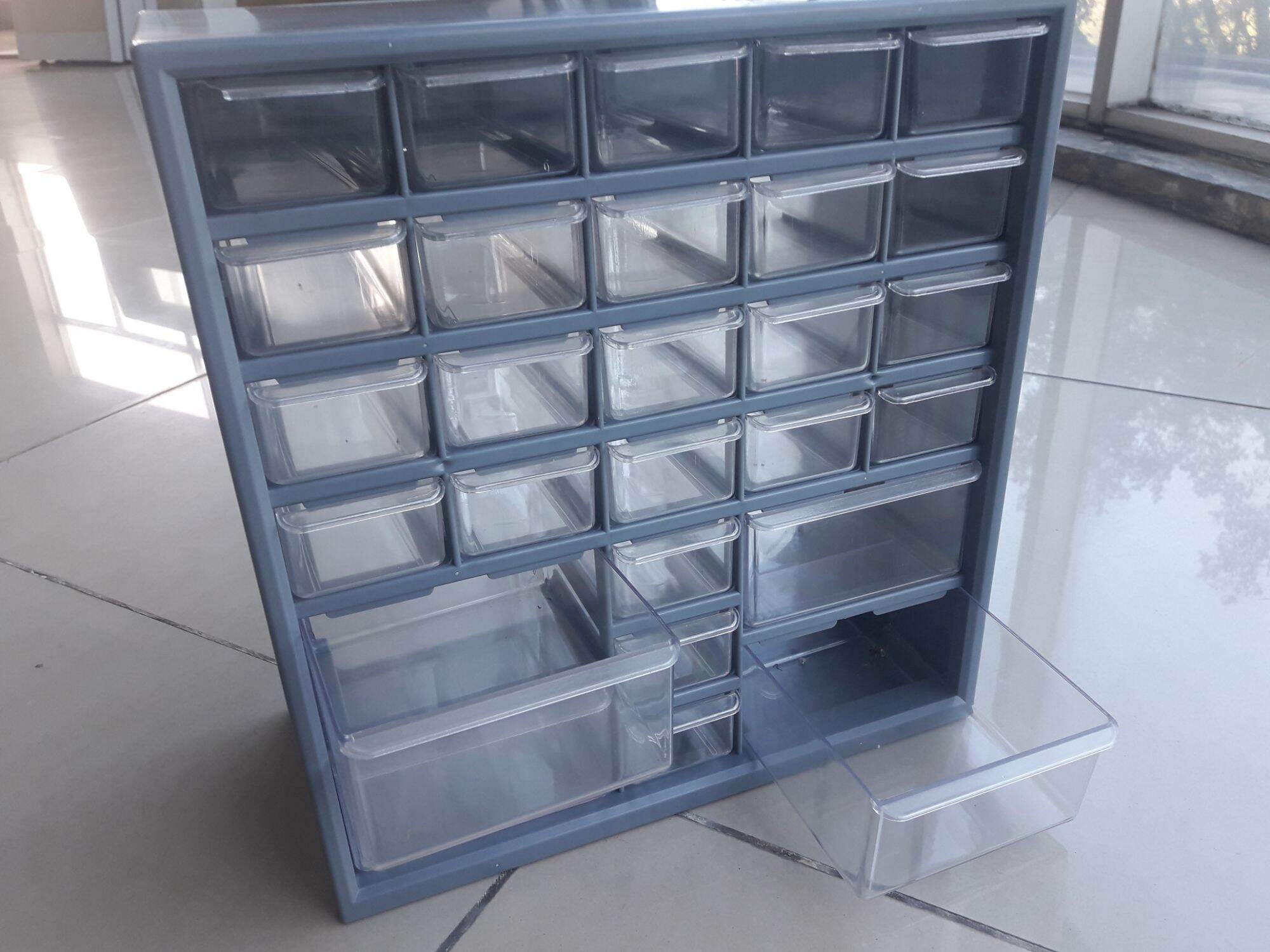 Tủ nhựa nhiều ngăn chia thuốc- treo tường